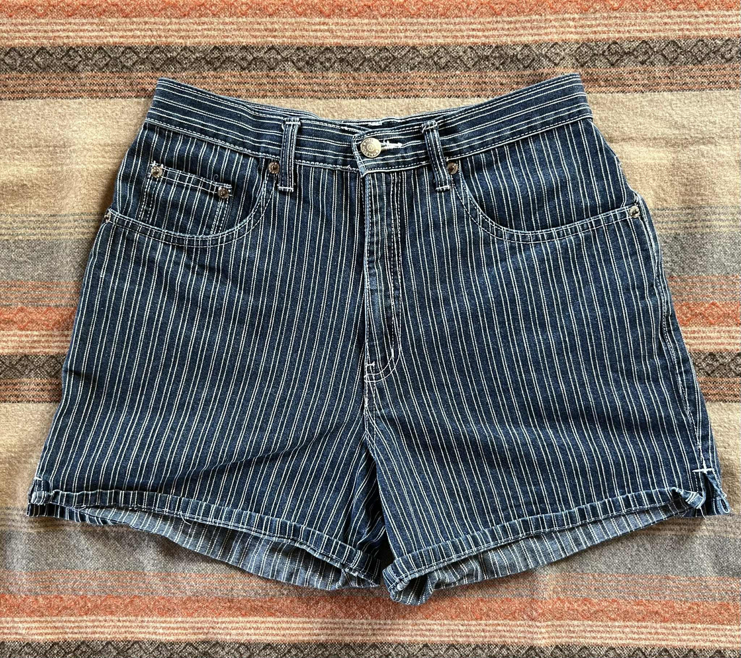 Vintage Pinstripe Shorts