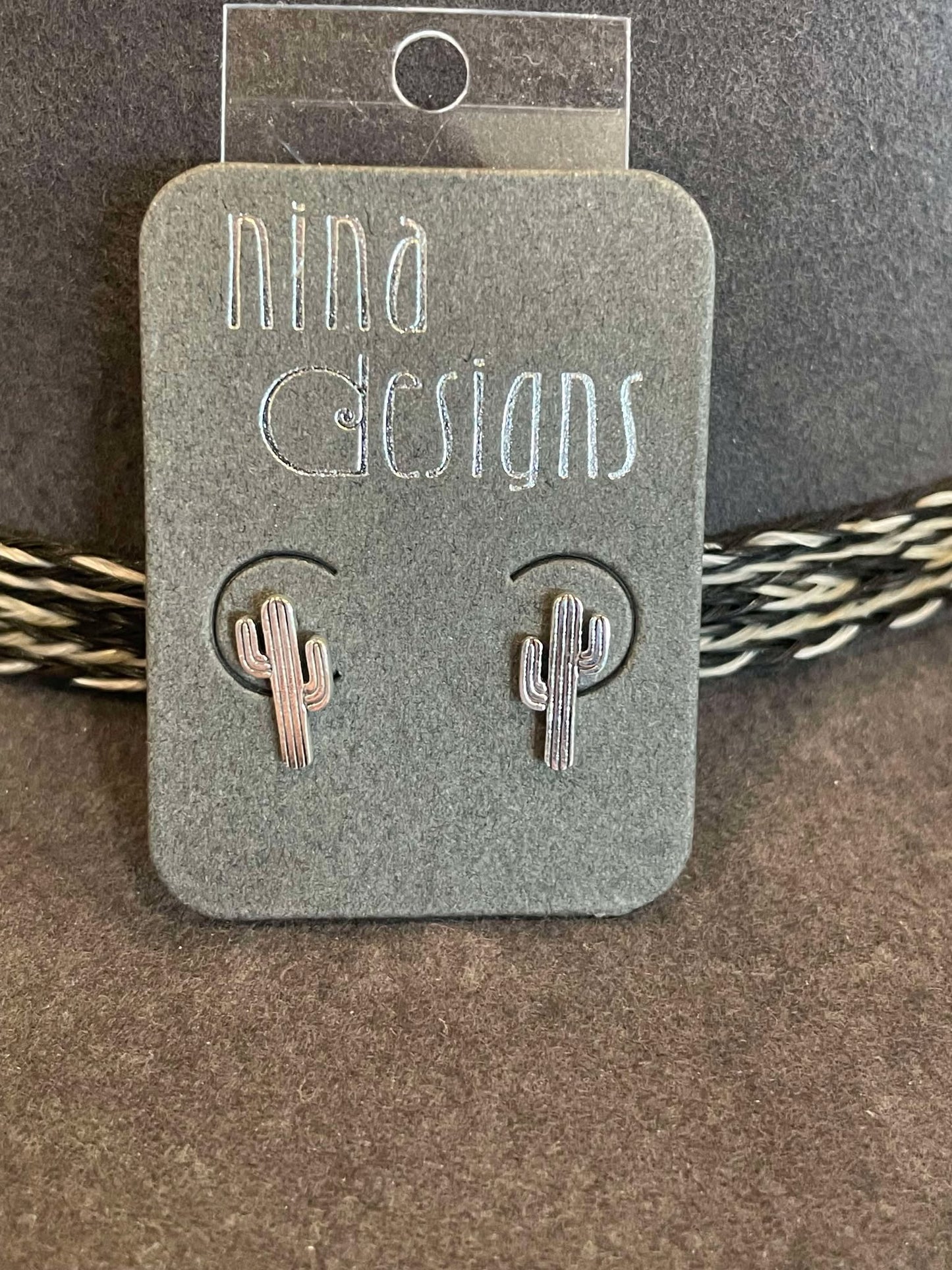 Cactus earrings