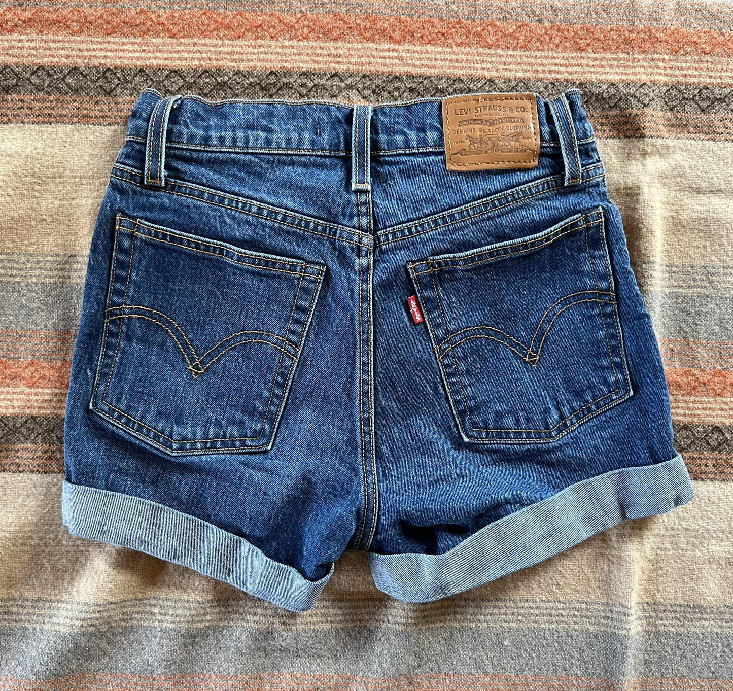 Levi's Cuffed Denim Shorts