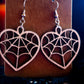 Wood Halloween earrings