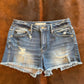 Kancan distressed denim shorts