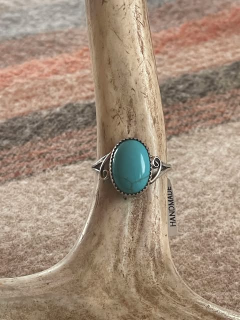 Navajo Handmade Turquoise Ring