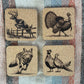 Cork coaster set